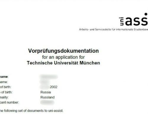 Vorprüfungsdokumentation (VPD): проверка квалификации перед поступлением в германский вуз